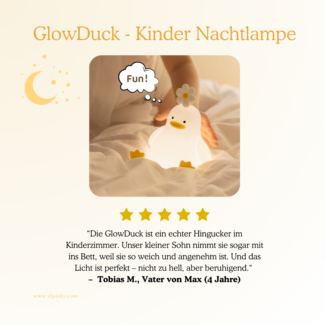 GlowDuck - Kinder Nachtlampe