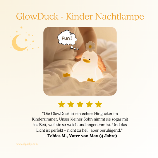 GlowDuck - Kinder Nachtlampe