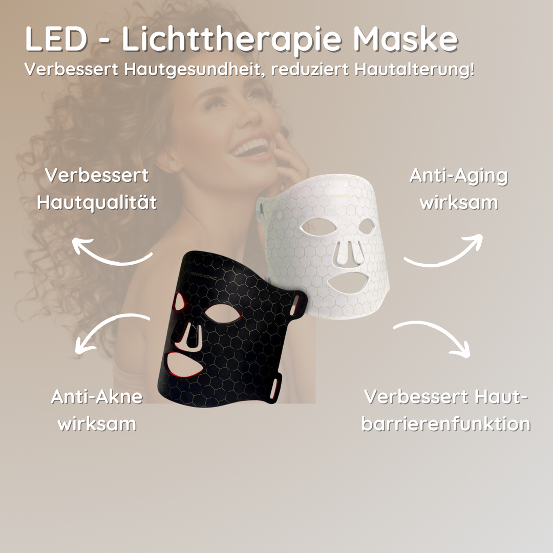 LED - Lichttherapie Gesichtsmaske