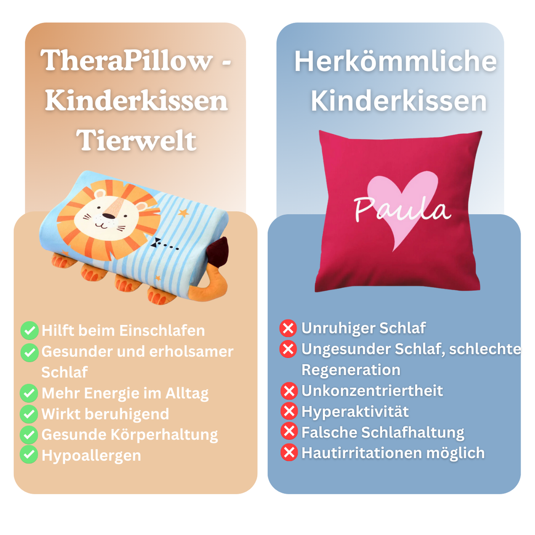 TheraPillow - Kinderkissen Tierwelt